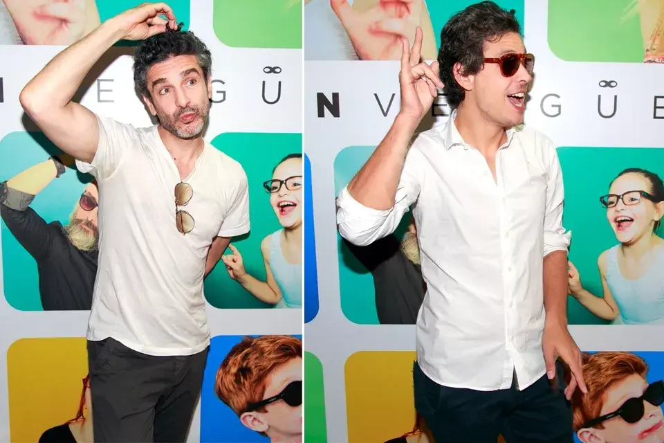 Leonardo Sbaraglia y Ludovico Di Santo se sacaron fotos divertidas en el evento de fin de año de Infinit. ¡Dos bombones!