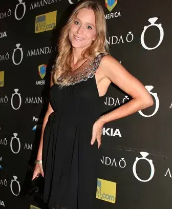 Brenda Gandini estuvo en el evento por el estreno de Amanda O.