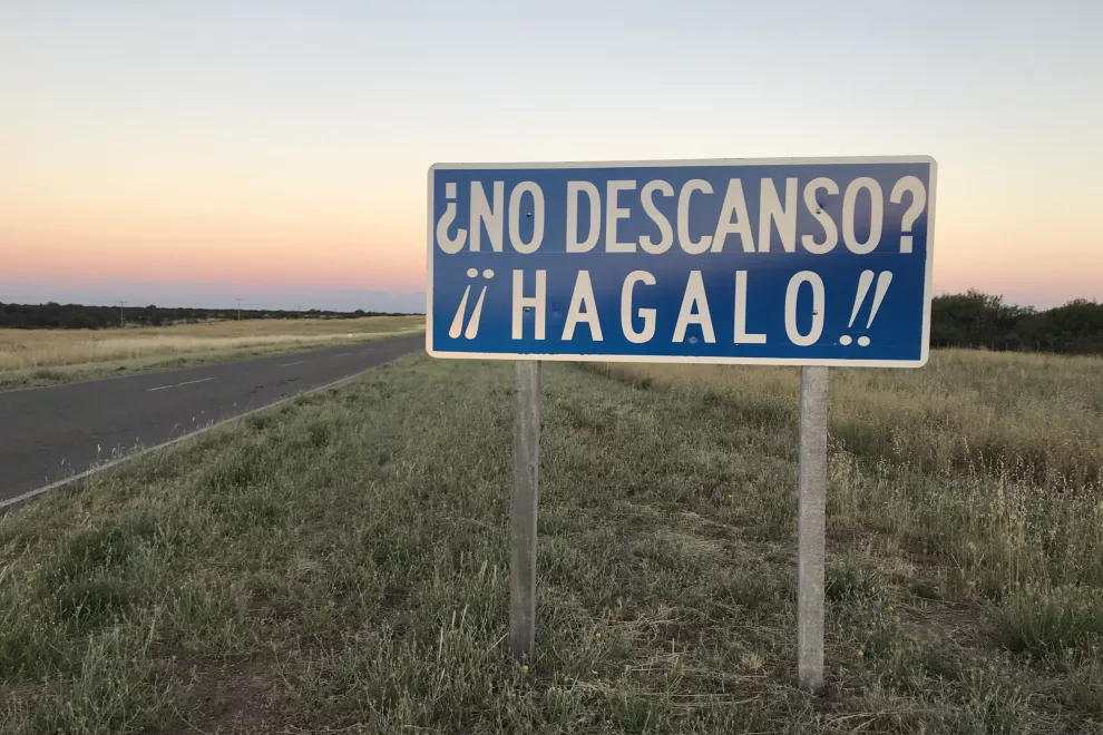 En La Pampa, los 205 km de la ruta provincial 20 están lleno de sorpresas... con todas las letras