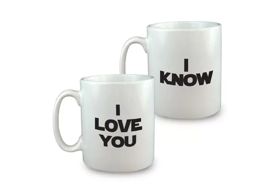Set tazas I love you + I know  (Gorsh,$158)