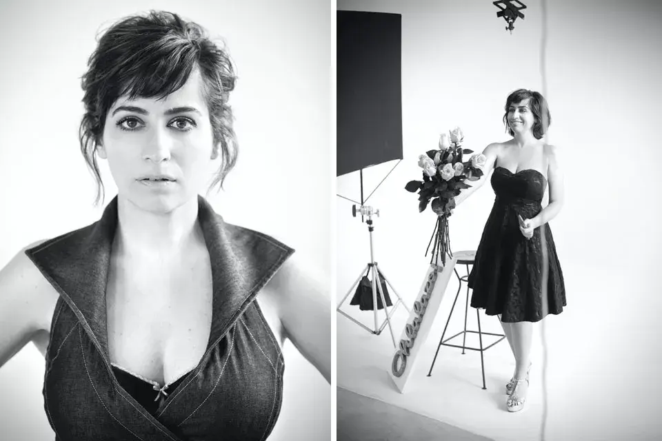 Izq: Vestido de denim (Ramírez, Consultar precio).Der: Vestido strapless (Las Pepas, $2790).