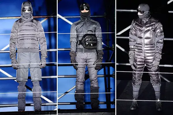 No, no somos malas, pero nuestros conocidos se pondrían esta ropa de Moncler Grenoble sólo para una fiesta de disfraces, ¿no?