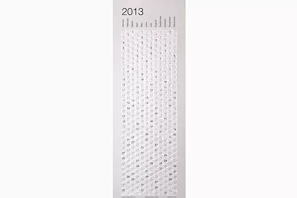 ¿Qué te parece este calendario con burbujas para aplastar cada día?