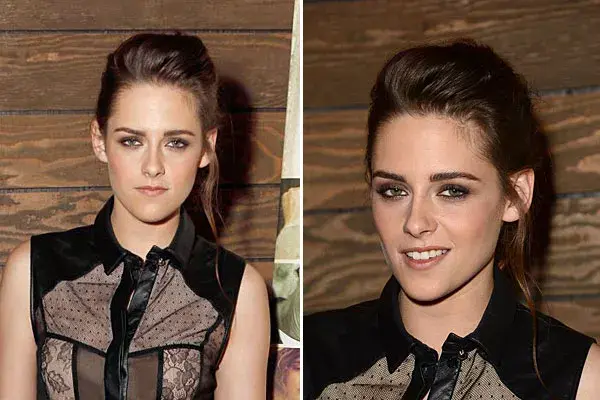 ¿Qué te parece este recogido con volumen en la parte superior? Un estilo bien fresco como lo usa Kristen Stewart