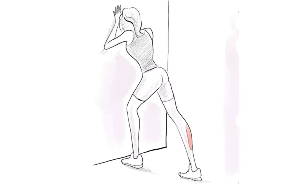 Gemelos, ayudate con una pared o una barra