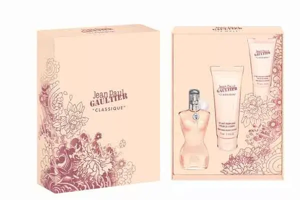 Kit de perfume y cremas (Jean-Paul-Gaultier, $643)