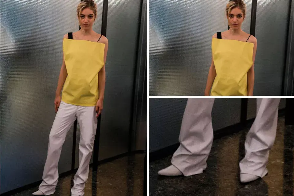 La modelo y artista plástica Naomi Preizler pasó por la tienda Dubié a conocer su colección Resort; ¿Te gusta lo que se puso?