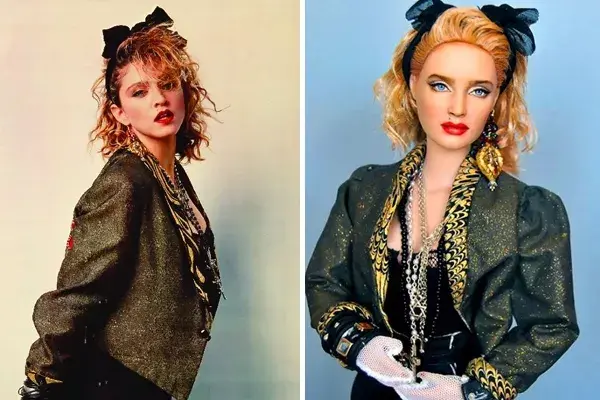 ¿Qué opinás de esta versión de Madonna de los 80?  ¡Muy bien lograda!