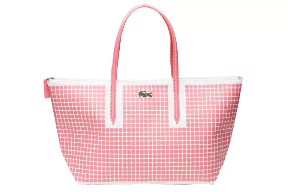 Bolso cuadrillé (Lacoste, $1139)