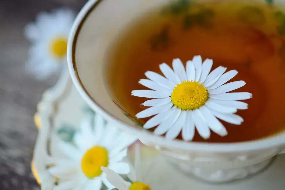 Los tés de hierbas relajantes no fallan, probá el de manzanilla con miel