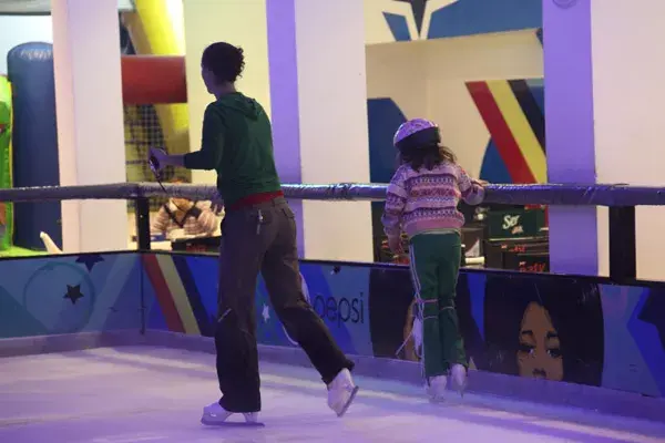 Los días de lluvia, a patinar sobre hielo