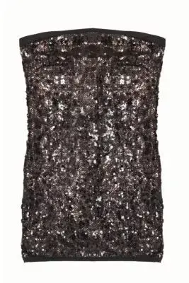 Muy sexy, brilloso, corto y ceñido al cuerpo (Kosiuko, $722)