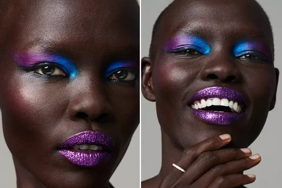 Glam Queen: glitter por todos lados y tonos eléctricos
