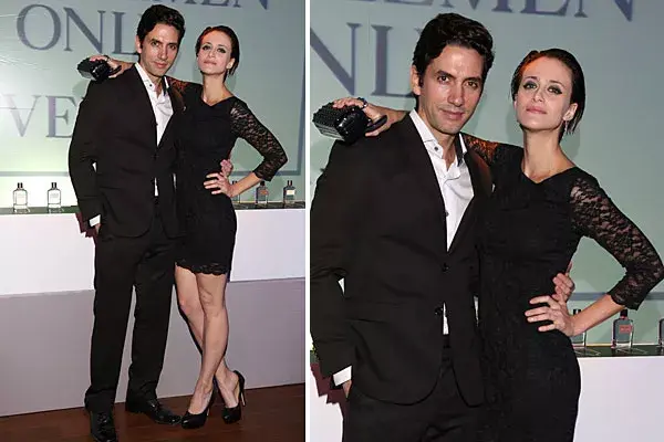 Coraje Avalos y Mónica Antonópulos, muy sexy, con un vestido con encaje, también estuvieron en el evento de Givenchy