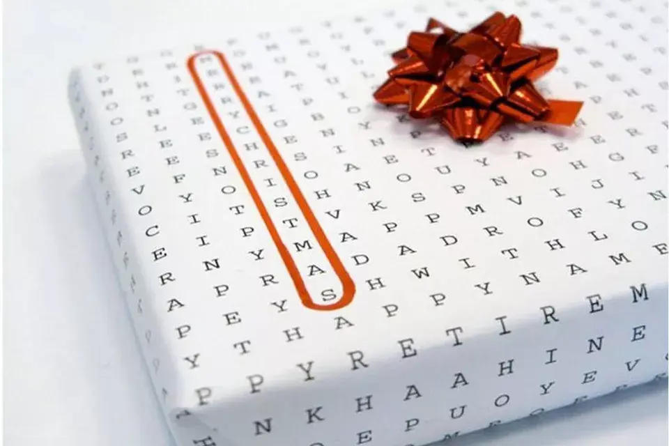 Por último, un papel de regalo muy ingenioso; ¿Lo usarías?