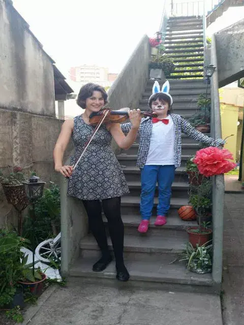 ¡Disfraces y música!. Foto: Silvina Oliva Premmurti.