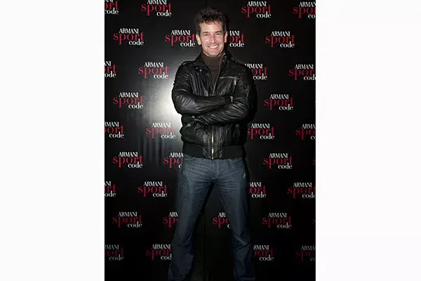 Diego Díaz no quiso perderse el lanzamiento del nuevo perfume Armani Sport Code