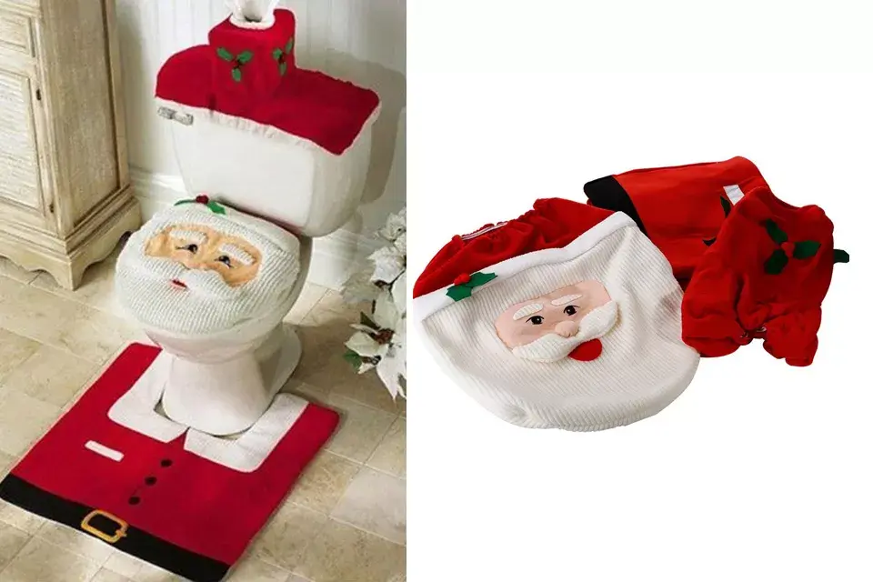 Para ponerle onda al baño de tu casa; ¿Qué opinás de este kit navideño?