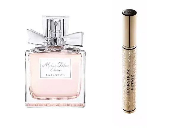 Para las más coquetas, Dior ofrece la fragancia Miss Dior Cherie EDT ($320) y la máscara Diorshow Extase ($162)