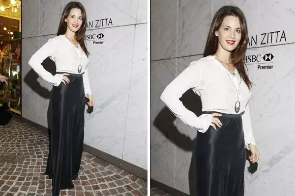 Este invierno, el blanco y el negro están a full. Paula Colombini fue al desfile de Fabian Zitta y lució un look con estos colores ¿Qué te parece?