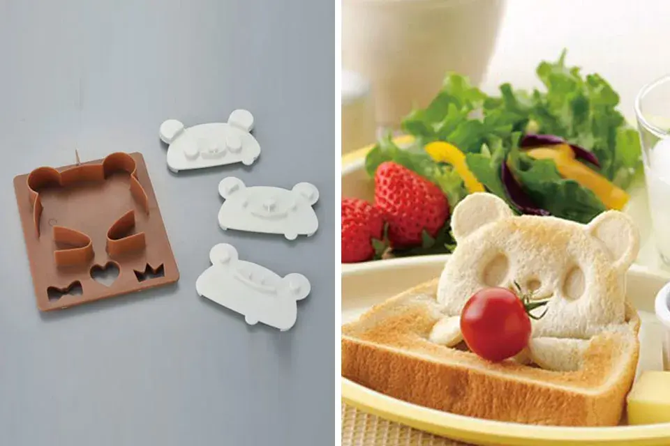 Para que los más pequeños de la familia disfruten de un desayuno rico y divertido: un sello para tostadas con forma de panda