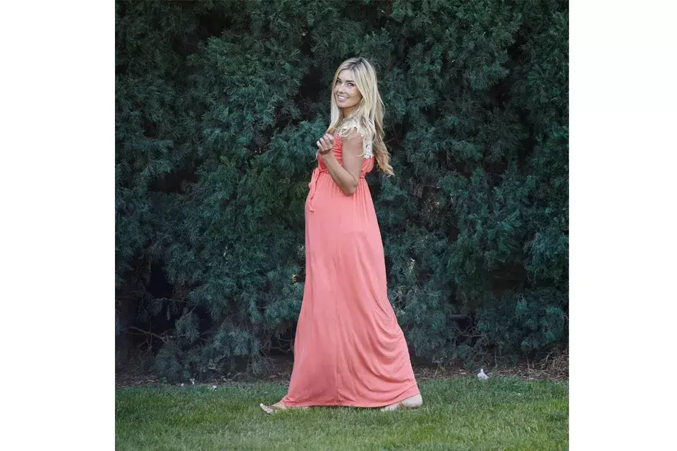 Un sueño este vestido largo para estar cómoda y femenina