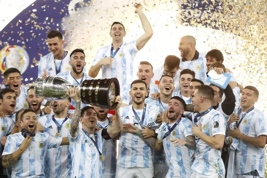 La selección argentina se coronó campeona de la Copa América.