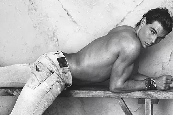 La temporada anterior, el tenista había debutado como modelo para la firma italiana