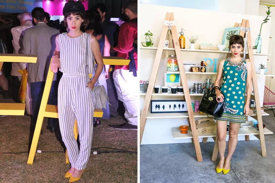 Con mono a rayas o con vestido jackie estampado. Paula Reca y el ejemplo perfecto de cómo amortizar unos stilettos amarillos