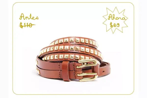 Cinturón con tachas (Yagmour)