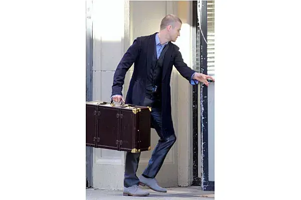 Justin optó por un look con el pelo rapado