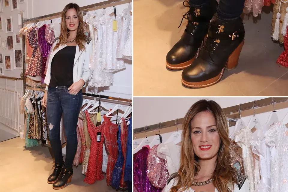 Paula Chaves fue a conocer lo nuevo de Natalia Antolin. ¡Qué lindas esas botitas acordonadas!