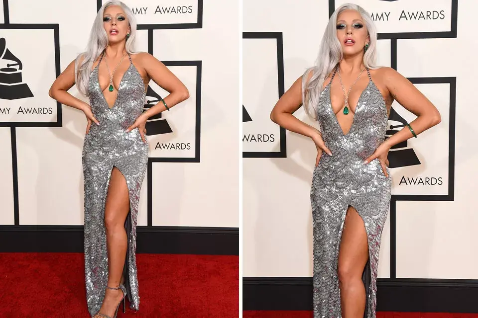 Por último, Lady Gaga apostó a un vestido de paillettes de inspiración sirena de Brandon Maxwell; ¿Aprobado o no su look?
