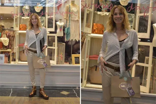 Gloria Carrá pasó por India Style, con un look cómodo y canchero. ¿Te gusta?