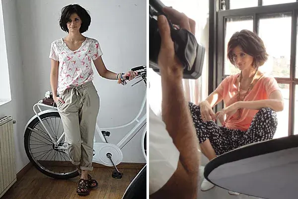 Mónica Antonópulos protagonizó las tomas fotográficas para la campaña Primavera-Verano de Yagmour. Se vienen las remeras holgadas y los pantalones estampados