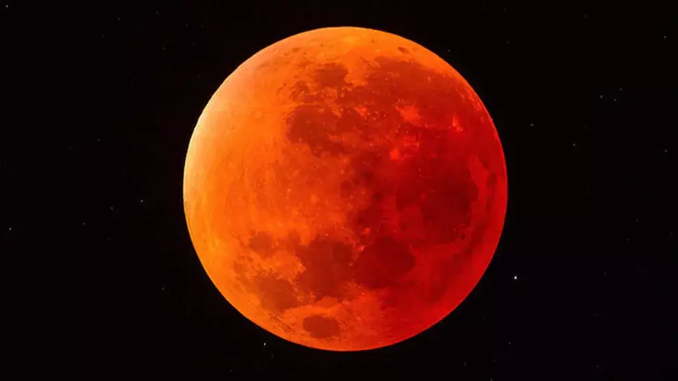 En el próximo eclipse total de luna, esta se verá roja