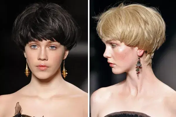 Pelo corto con mucho volumen, en la pasarela de Christophe Josse