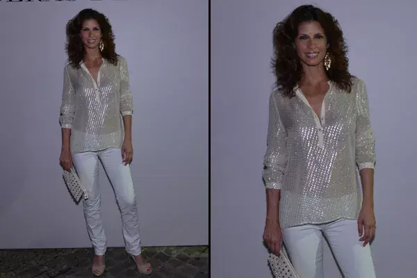 Analía Maiorano aspostó por las transparencias, ¡y por el blanco! Así estuvo en los Premios Tijeras 2012. ¿Te animás al total white?