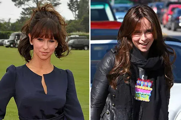 Looks bien distintos para Jennifer Love Hewitt: recogido y con flequillo; suelto, con raya al costado