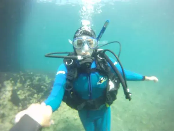 Imperdible el buceo en Pirámides