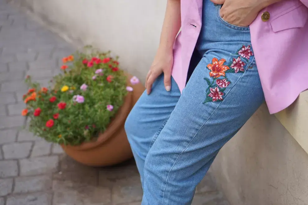 Jean y Blazer: Las Pepas Remera: Forever 21