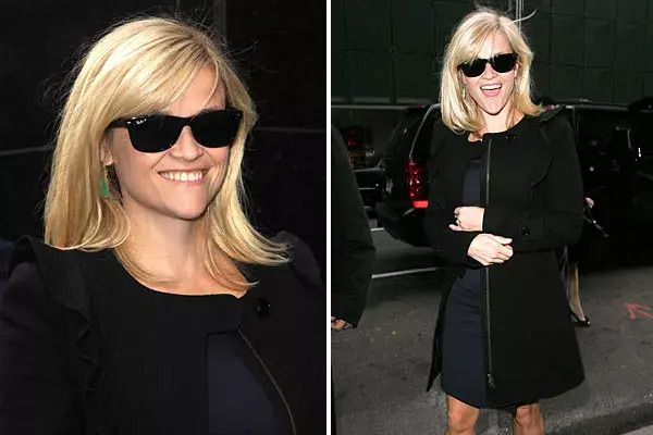 Reese Witherspoon, con el pelo hasta los hombros y flequillo al costado