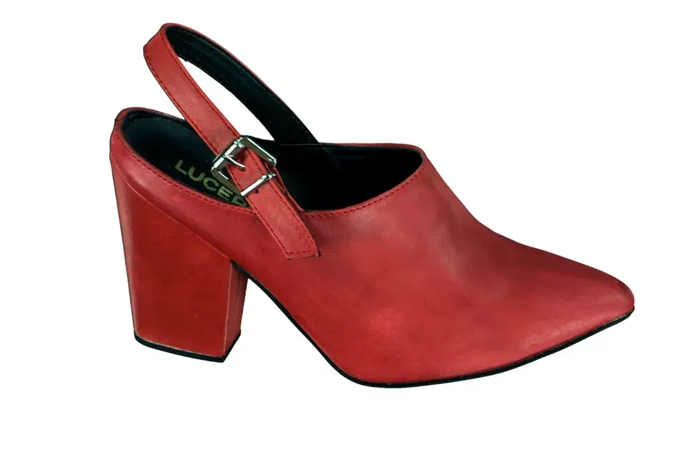 Booties rojas (Lucerna, $1000)