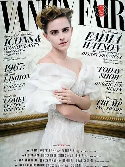 Emma Watson protagonizó una producción de fotos muy sensual para la revista Vanity Fair