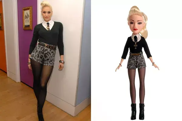 Gwen Stefani cuenta con varios modelos de muñecas. Casi todas están inspiradas en los atuendos usados por la cantante en su gira Sweet Scape 2007 y en su video "Wind It Up"