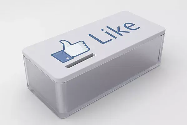 "Me gusta", una caja de propina inspirada en Facebook