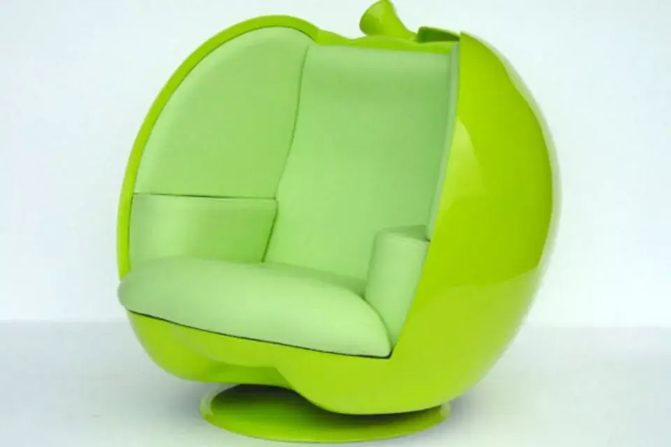Si sos amante de las manzanas esta silla te va a divertir mucho