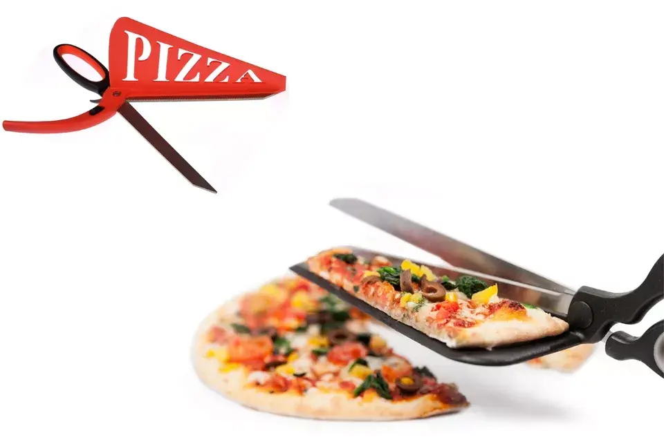 ¿Qué tal esta para cortar porciones perfectas de pizza?