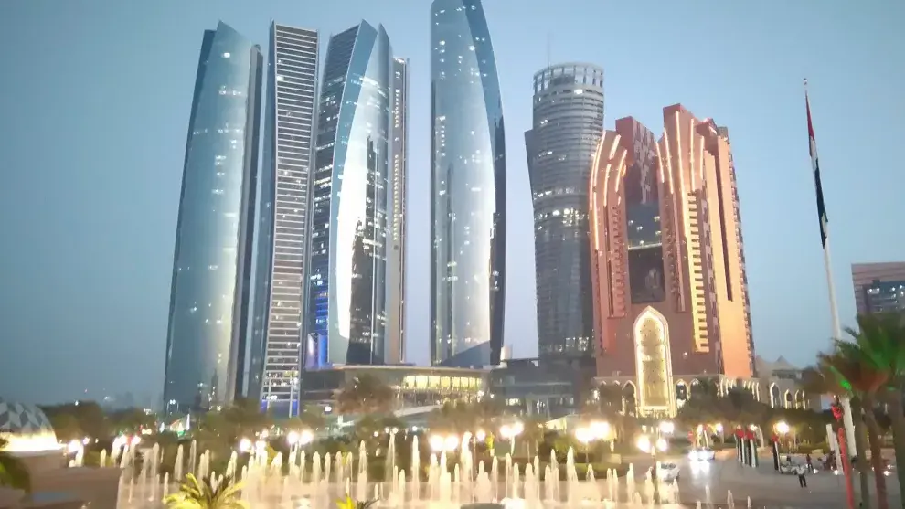 Las Etihad Towers, el complejo de edificios que define el perfil de Abu Dabi