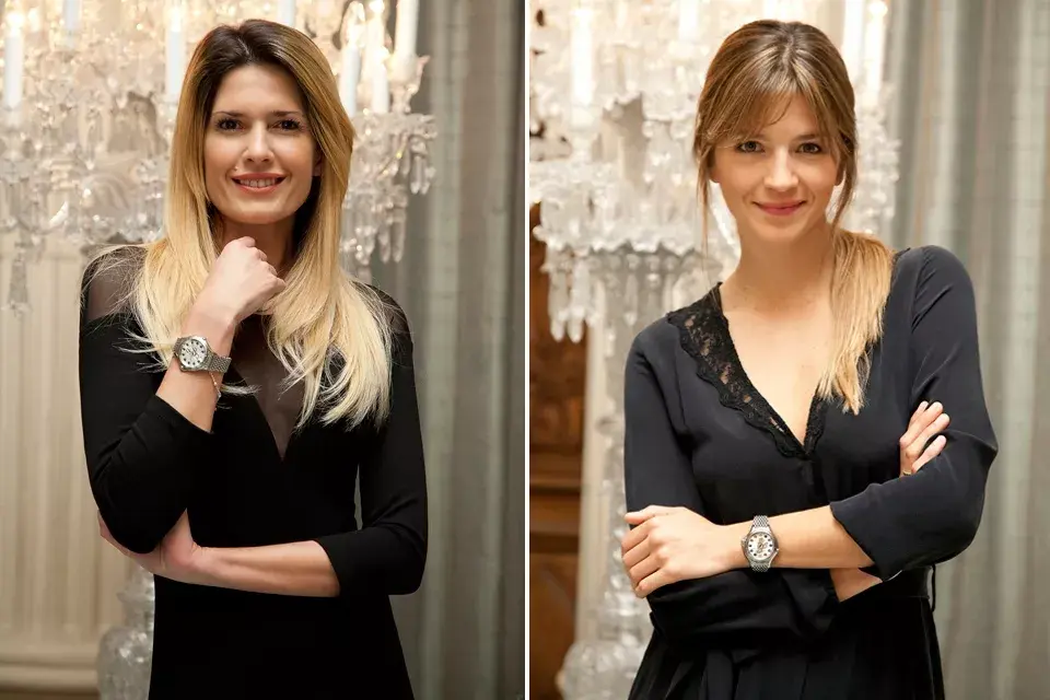 Isabel Macedo y Marcela Kloosterboer fueron a conocer la nueva colección de Fendi, Crazy Carats. Las dos actrices eligieron el negro para la ocasión